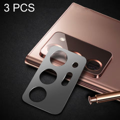 3 PCS Lens Film Aluminum Alloy Sheet Camera Protection Film, For Samsung Galaxy Note20 (Black), For Samsung Galaxy Note20 (Silver), For Samsung Galaxy Note20 (Gray), For Samsung Galaxy Note20 (Rose Gold), For Samsung Galaxy Note20 (Green)