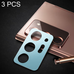 3 PCS Lens Film Aluminum Alloy Sheet Camera Protection Film, For Samsung Galaxy Note20 (Black), For Samsung Galaxy Note20 (Silver), For Samsung Galaxy Note20 (Gray), For Samsung Galaxy Note20 (Rose Gold), For Samsung Galaxy Note20 (Green)