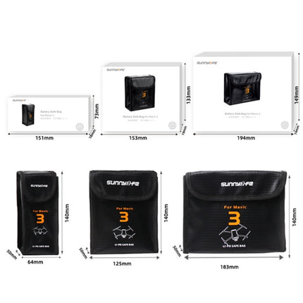 Safe Storage Explosion-proof Bags, M3-DC104, M3-DC105, M3-DC106