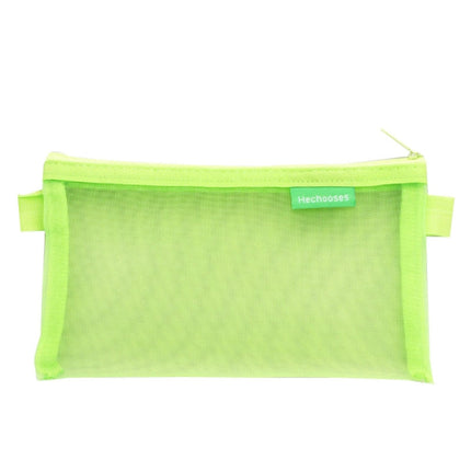 Hechooses D033 Transparent Mesh Exam Portable Pen Bag, Style:, Square (Black), Square (White), Square (Gray), Square (Pink), Square (Blue), Square (Green), Triangle (Black), Triangle (White), Triangle (Gray), Triangle (Pink), Triangle (Blue)           ...
