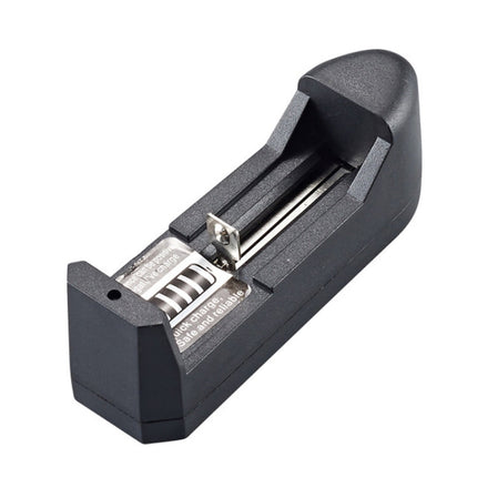 10 PCS BMAX Single Slot Direct Insert Power Supply 18650 Lithium Battery Charger, Single Slot EU Plug(Black), Single Slot US Plug(Black)