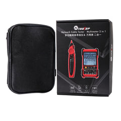 Rechargeable Adjustable Network Cable Tester Wire Tracker POE Cable Tester, ET616 (Red), ET618 (Red), ET616, ET618