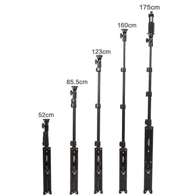 YUNTENG 1388L Tripod Selfie Stick Phone With Bluetooth Remote Control