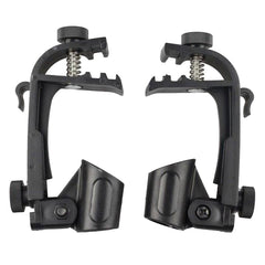 2 PCS  Adjustable Clip On Drum Rim Shock Mount Microphone Mic Clamp Holder, M00661