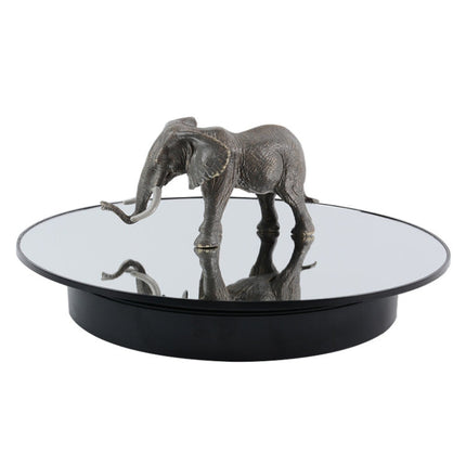 32cm Electric Turntable for Photography With Speed Direction Adjustment, White Mirror, Black Mirror, Golden Mirror
