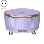 EU Plug / Purple Flower Dot