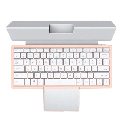 KF7800 Hidden Touchpad Portable Tablet Computer Wireless Bluetooth Keypad With PU Leather, KF8700 (Black), KF8700 (Pink)