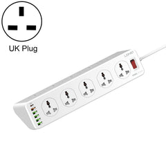 LDNIO SC10610 30W 10+6 Ports Multifunctional Travel Home Office Fast Charging Socket, Spec:, UK Plug, EU Plug, US Plug