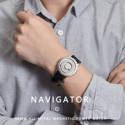 EUTOUR E030 Magnetic Ball Men Bezel-Free Design Watch