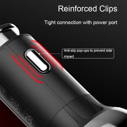 LDNIO C1 36W PD + QC 3.0 Car Fast Charger High Power Intelligent USB Car Charger, with Micro USB Cable, with 8 Pin Cable, with USB-C/Type-C Cable