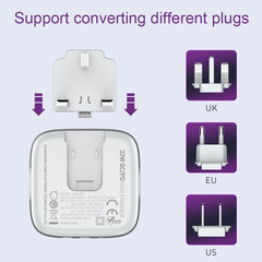 LDNIO A3513Q 32W QC3.0 3 USB Ports Phone Adapter, US Plug with Micro USB Cable, US Plug with 8 Pin Cable, US Plug with Type-C Cable, US Plug with Type-C to 8 Pin Cable, EU Plug with Micro USB Cable, EU Plug with 8 Pin Cable, EU Plug with Type-C Cable