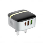UK Plug with 8 Pin Cable
