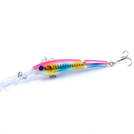 M0208 13.3cm/13.4g Lure Bionic Multi-section Mino Fake Lure Plastic Lure, M0208 2, M0208 3, M0208 4, M0208 5, M0208 6, M0208 1