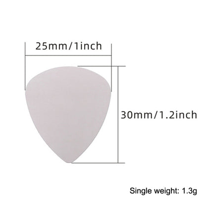 10PCS Thumb Fingers Metal Stainless Steel Bayse Guitar Paddles, Steel Bayse Guitar Paddles