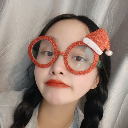 Christmas Weird Glasses Personalized Christmas Hair Clip, Love Elderly Snowman, Green Polka Dot Tree, Big Christmas Tree With Balls, Single-sided Glitter Christmas Hat, Snowflake Christmas Tree, Hug Santa Claus, Santa Claus Head, Knight Hat Pointed Nos...