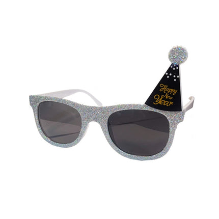 Christmas Weird Glasses Personalized Christmas Hair Clip, Deer Pulling Old Man, Christmas Bells, Large Oh Christmas Hat