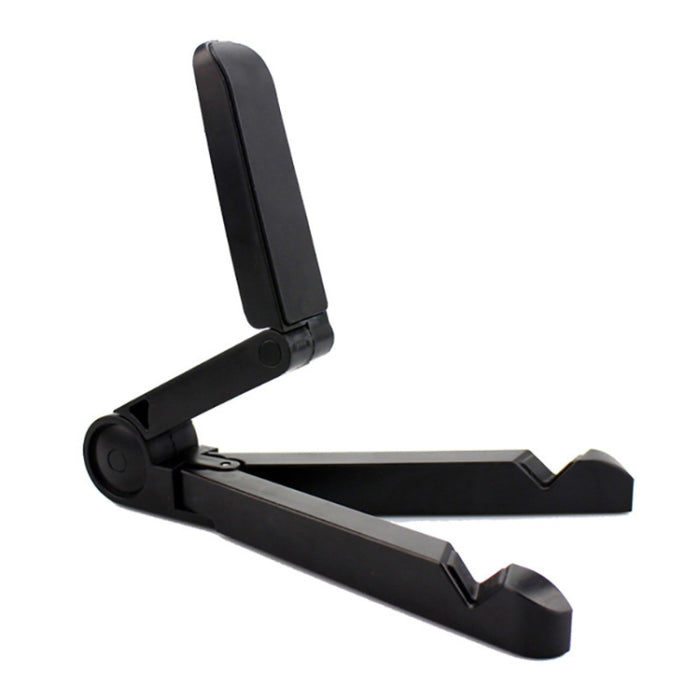 54356 Multifunctional Desktop Universal Foldable Triangular Phone Holder(Black)
