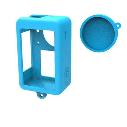 For DJI Osmo Action 3 Silicone Protective Case Lens Cap