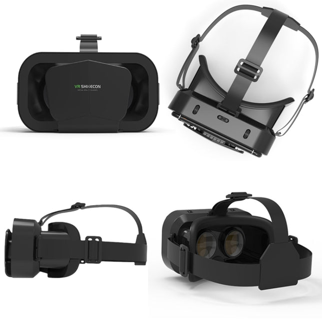 VRSHINECON G10 Headwear 3D Virtual VR Glasses, G10 Black