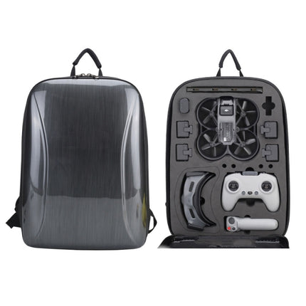 For DJI AVATA  Storage Bag Hard Shell Waterproof Shoulder Bag Backpack, Style 1 Metal Gray Yellow Inner, Style 1 Brushed Gray Black Inner, Style 1 Metal Gray Black Inner, Style 1 Brushed Gray Yellow Inner