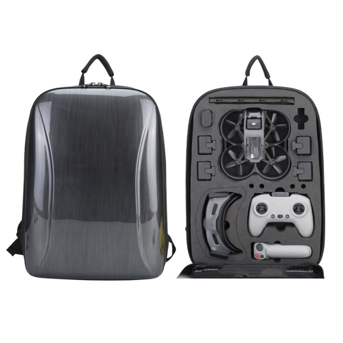 For DJI AVATA  Storage Bag Hard Shell Waterproof Shoulder Bag Backpack, Style 1 Metal Gray Yellow Inner, Style 1 Brushed Gray Black Inner, Style 1 Metal Gray Black Inner, Style 1 Brushed Gray Yellow Inner