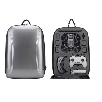 For DJI AVATA  Storage Bag Hard Shell Waterproof Shoulder Bag Backpack, Style 1 Metal Gray Yellow Inner, Style 1 Brushed Gray Black Inner, Style 1 Metal Gray Black Inner, Style 1 Brushed Gray Yellow Inner