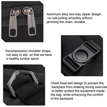 For DJI AVATA  Storage Bag Hard Shell Waterproof Shoulder Bag Backpack, Style 1 Metal Gray Yellow Inner, Style 1 Brushed Gray Black Inner, Style 1 Metal Gray Black Inner, Style 1 Brushed Gray Yellow Inner