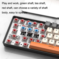 ZIYOU LANG T8 68 Keys RGB Gaming Mechanical Keyboard, Cable Length: 1.5m, Style:, T8 Micro Light Version Green Shaft