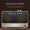 W1 Wooden HIFI Sound Effect Desktop Wireless Bluetooth Speaker