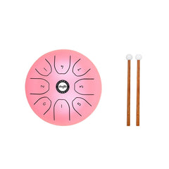 Shuffle SD-5 5.5 Inch Steel Tongue Carefree Empty Drum Percussion Instrument, Shuffle Yellow, Shuffle Pink, Shuffle Purple, Shuffle Green