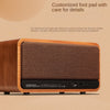 Edifier M230 Retro Classic Desktop Portable Wireless Bluetooth 5.0 Wood Speaker, M230