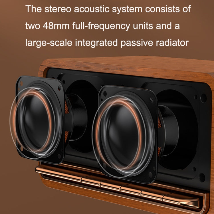 Edifier M230 Retro Classic Desktop Portable Wireless Bluetooth 5.0 Wood Speaker, M230