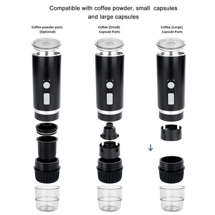 KFJ100 Portable Universal Automatic Espresso Capsule Coffee Maker, KFJ100