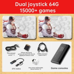K9 Game Console Home TV Double Battle Simulator, K9 64G Table Control Edition Built-in 15000 Games, K9 32G Cable Built-in 100000 Games, K9 64G Cable Built-in 15000 Games, K9 32G Wireless Built-in 100000 Games, K9 64G Wireless Built-in 15000 Games������...