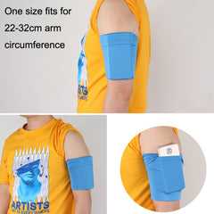 2pcs Outdoor Fitness Mobile Phone Arm Bag Sports Elastic Armbands