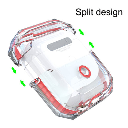 For AirPods 3 RJT-AP-03 Transparent Anti-fall Bluetooth Earphone Protective Sleeve, For AirPods 3 Rose Red, For AirPods 3 Violet, For AirPods 3 White, For AirPods 3 Black, For AirPods 3 Green, For AirPods 3 Pink, For AirPods 3 Red                      ...