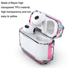 For AirPods 3 RJT-AP-03 Transparent Anti-fall Bluetooth Earphone Protective Sleeve