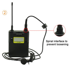 For SONY D11 D21 3.5mm Wireless Lavalier Microphone Camera Clip Collar Mic, ECM-V1B