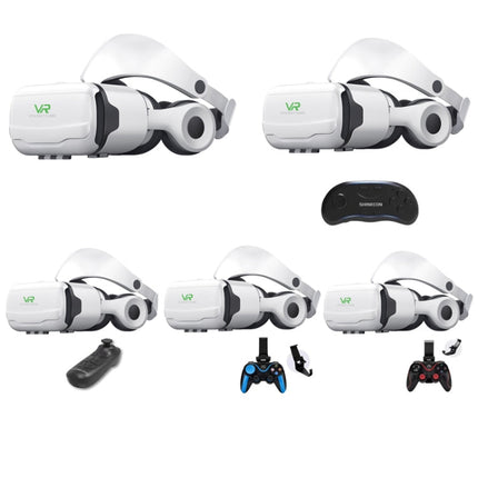 Mobile Phone 3D Virtual Reality VR Game Helmet Glasses With Headset, G02EF