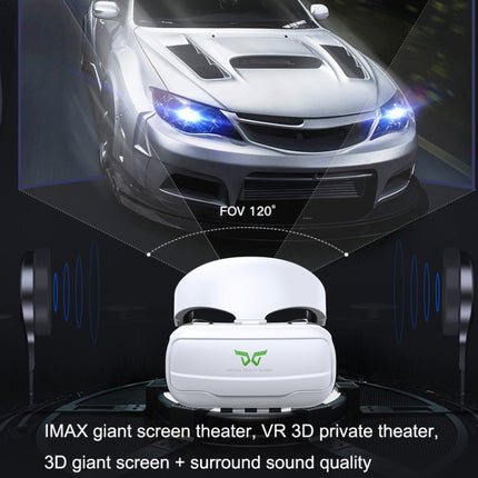 Mobile Phone 3D Virtual Reality VR Game Helmet Glasses With Headset, G02EF
