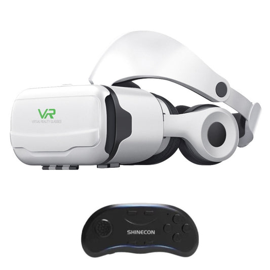 Mobile Phone 3D Virtual Reality VR Game Helmet Glasses With Headset, G02EF+B01 Handle, G02EF, G02EF+B03 Handle, G02EF+S9 Bluetooth Handle