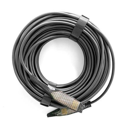 2.0 Version HDMI Fiber Optical Line 4K Ultra High Clear Line Monitor Connecting Cable, Length:, 10m, 15m, 20m, 25m, 30m, 35m, 40m, 50m, 60m With Shaft, 70m With Shaft, 80m With Shaft, 90m With Shaft, 100m With Shaft