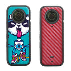 Panda+Carbon Pattern Red