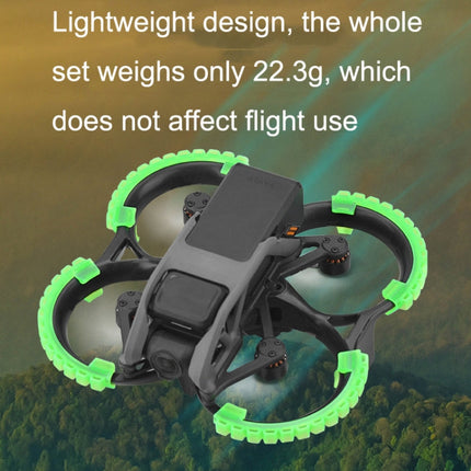 For DJI Avata BRDRC-9604 4pcs Drone Propeller TPU Protective Guard UAV Bumper Anti-collision Ring Cover