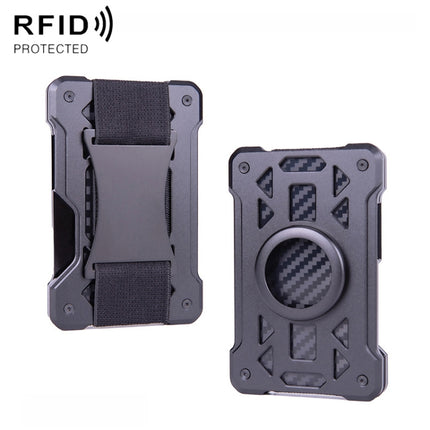 For AirTag 2nd Gen / AirTag 1st Gen Card Holder Metal Anti-Theft RFID Wallet, ak-4 A Black, ak-4 A Blue, ak-4 A  Silver, ak-4 A  Gray, ak-4 B  Black, ak-4 B Silver, ak-4 B Blue, ak-4 B Gray
