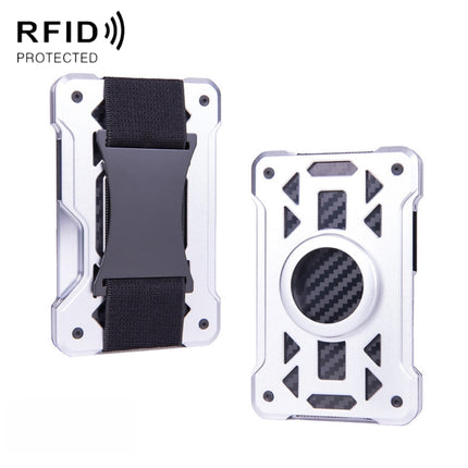 For AirTag 2nd Gen / AirTag 1st Gen Card Holder Metal Anti-Theft RFID Wallet, ak-4 A Black, ak-4 A Blue, ak-4 A  Silver, ak-4 A  Gray, ak-4 B  Black, ak-4 B Silver, ak-4 B Blue, ak-4 B Gray