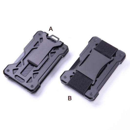 For AirTag Tracker Card Holder Metal Anti-Theft RFID Wallet, ak-4 B Silver, ak-4 B Blue, ak-4 B Gray, ak-4 A Black, ak-4 A Blue, ak-4 A  Silver, ak-4 A  Gray, ak-4 B  Black