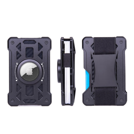 For AirTag 2nd Gen / AirTag 1st Gen Card Holder Metal Anti-Theft RFID Wallet, ak-4 A Black, ak-4 A Blue, ak-4 A  Silver, ak-4 A  Gray, ak-4 B  Black, ak-4 B Silver, ak-4 B Blue, ak-4 B Gray