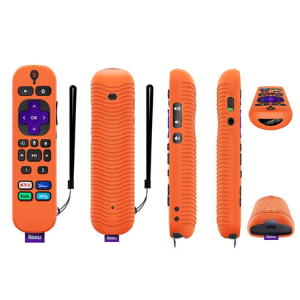 For TCL Roku Voice Remote Pro Y30 Remote Control Shockproof Silicone Protective Case, For TCL Roku Voice Remote Pro(Black), For TCL Roku Voice Remote Pro(Orange), For TCL Roku Voice Remote Pro(Red), For TCL Roku Voice Remote Pro(Luminous Green)        ...