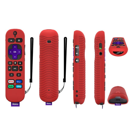 For TCL Roku Voice Remote Pro Y30 Remote Control Shockproof Silicone Protective Case, For TCL Roku Voice Remote Pro(Black), For TCL Roku Voice Remote Pro(Orange), For TCL Roku Voice Remote Pro(Red), For TCL Roku Voice Remote Pro(Luminous Green)        ...